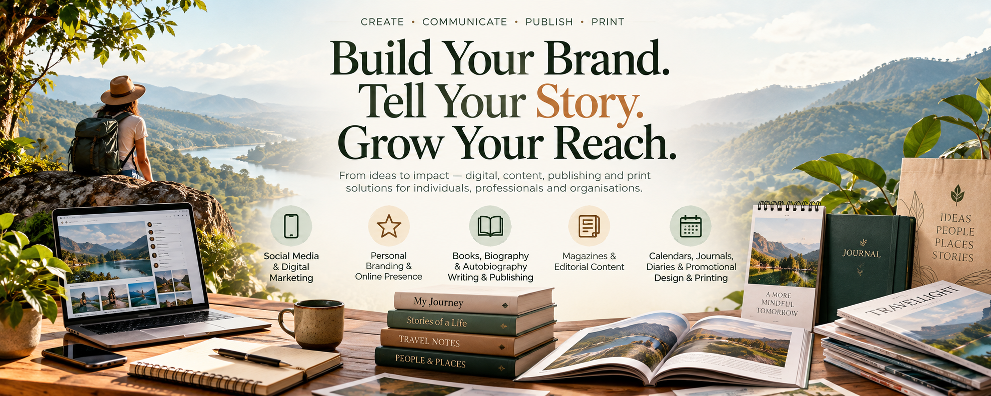 Build Your Brand. Tell Your Story. Grow Your Reach.